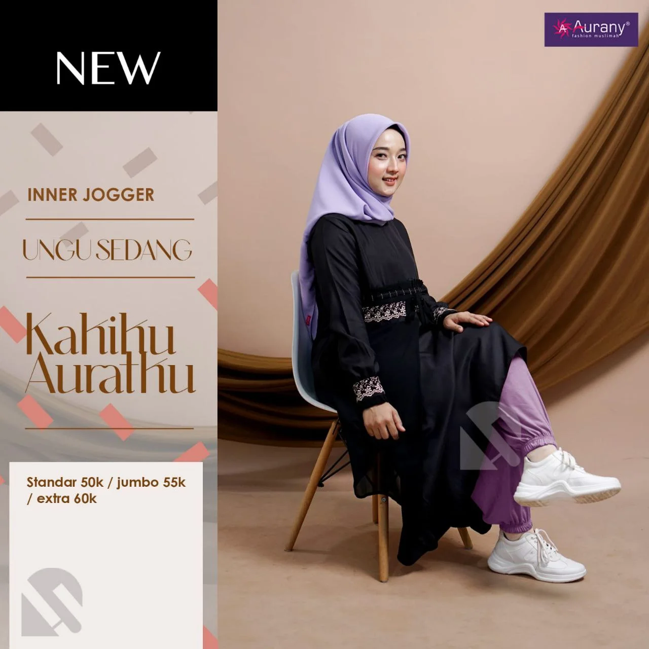 Celana Inner Jogger Aurany - Gambar 2