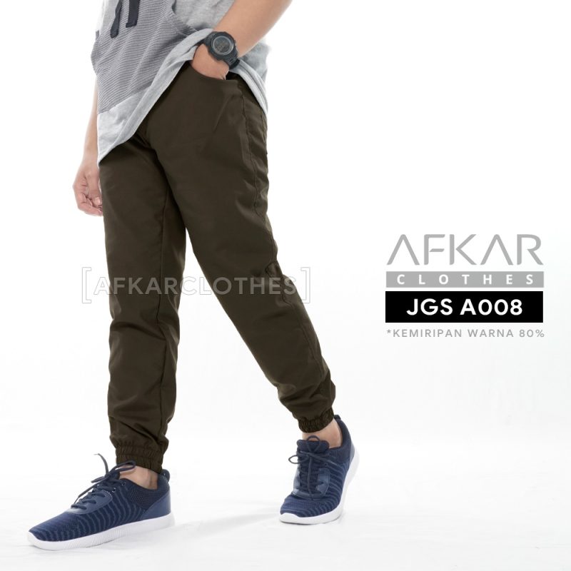 jogger slim fit afkar jgs a008 a