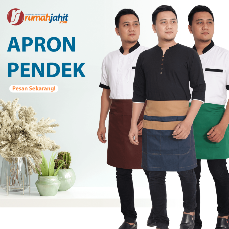 rjlinen chef apron pendek