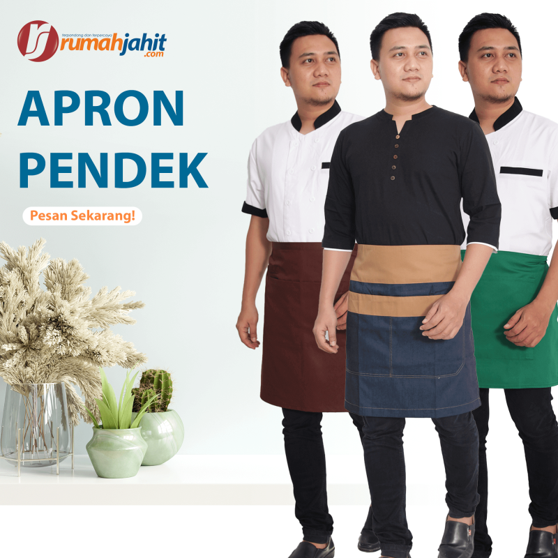 rjlinen-chef-apron-pendek