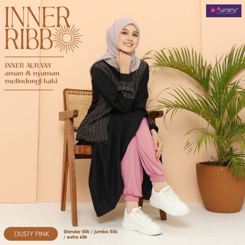 rib dusty pink