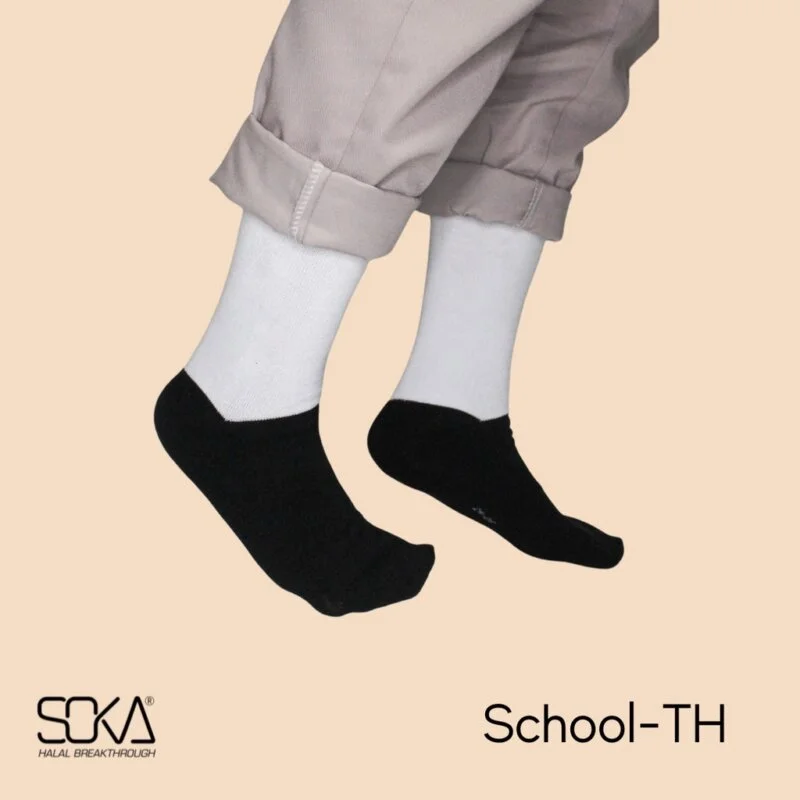 kaos kaki sekolah basic soka - gambar 2
